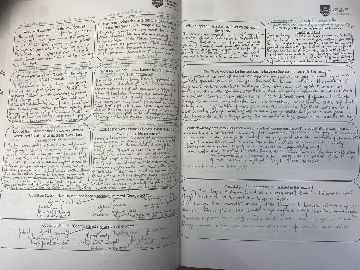 emma_ebm's tweet photo. Iโm not usually a booklet-loving person, however I can be easily persuaded otherwise! Iโm pleased with how well the Y10s are using their independent booklets to support their class work. Some fab examples of #deepeningthinking https://t.co/C5h7QuQvaI