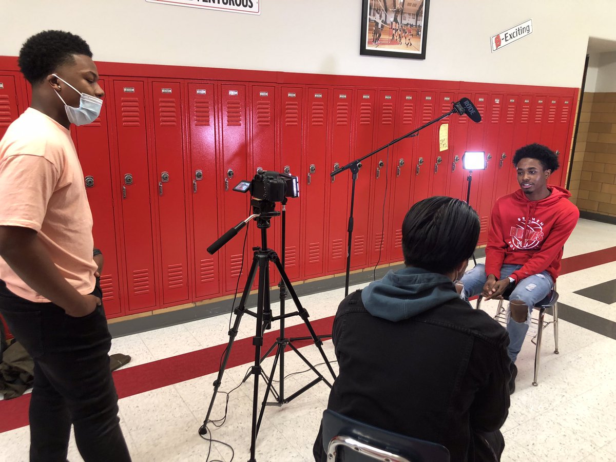 bdtv228's tweet photo. Today the BDTV 228 Crew worked on their interviewing skills with the spring sports athletes.  Stay tuned to https://t.co/5TkJyxpQkZ for the 2022 Spring Sports Preview. @AthleticsBremen @BHSsoccer1953 @bremensoftball @bremen_tennis @LadyBravesTF https://t.co/VQ9tilCI5N