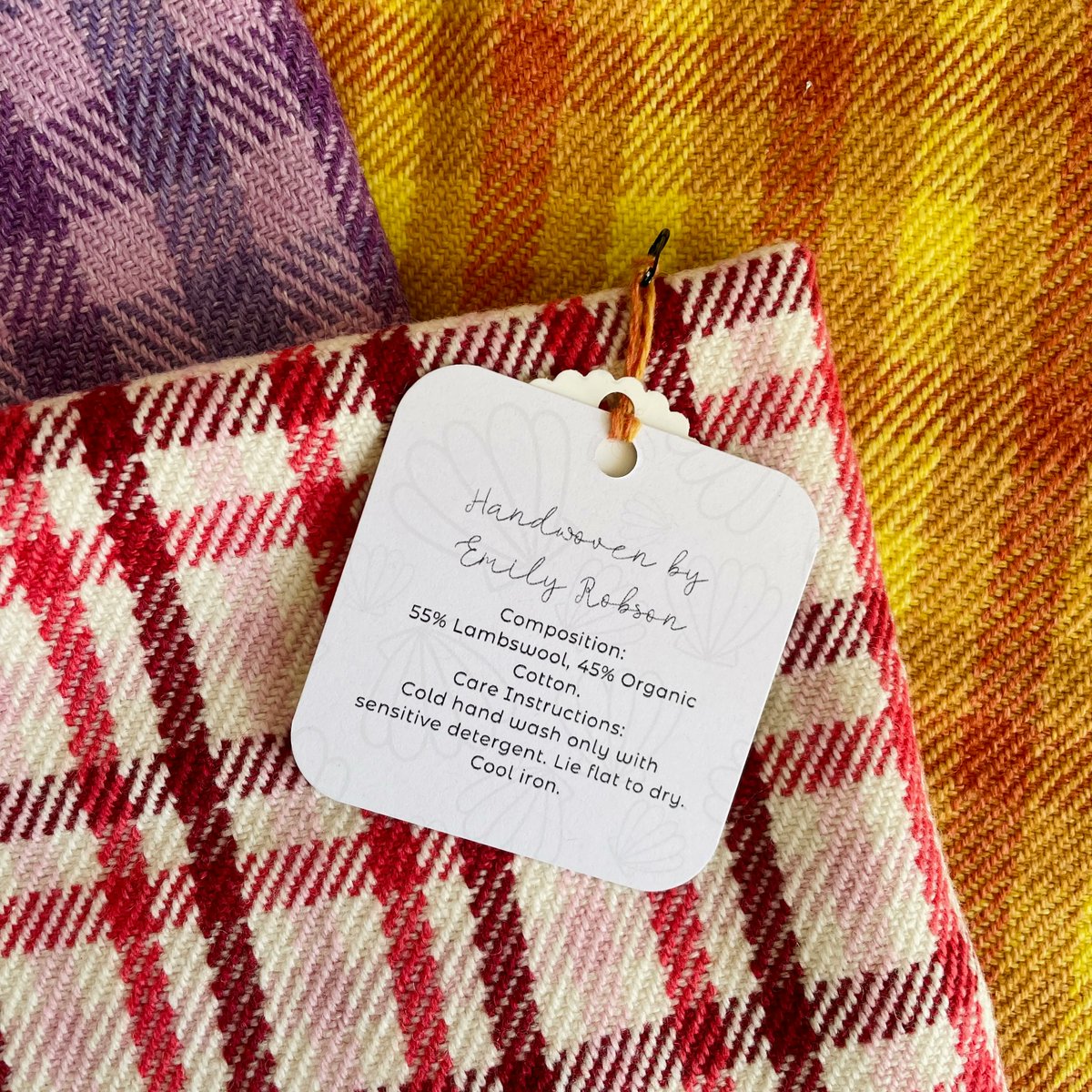 swell_studio's tweet photo. The Numbers ✨ #marchmeetthemaker The lovely yarn I use is 55% Lambswool &amp; 45% Organic Cotton which creates a beautifully soft but also slightly heavy woven fabric! I really enjoy using this yarn as it weaves so beautifully and is super colourful! 🌈 https://t.co/mM8xIv9p26