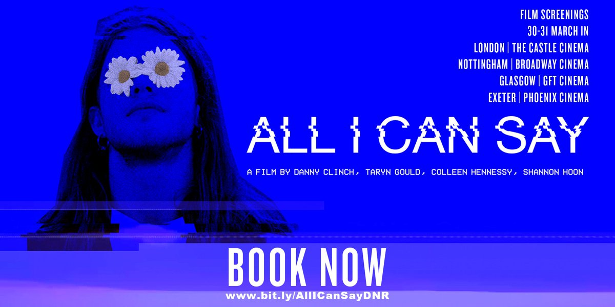 You have a week left to get your tickets for the preview of <a href="/allicansayfilm/">All I Can Say Film</a>, a doc about <a href="/BlindMelonBand/">Blind Melon</a>'s rise to fame. Showing 30-31 March in #Glasgow, #Nottingham, #Exeter and #London! TIX: bit.ly/AllICanSayDNR #BlindMelon #ShannonHoon #DNR
