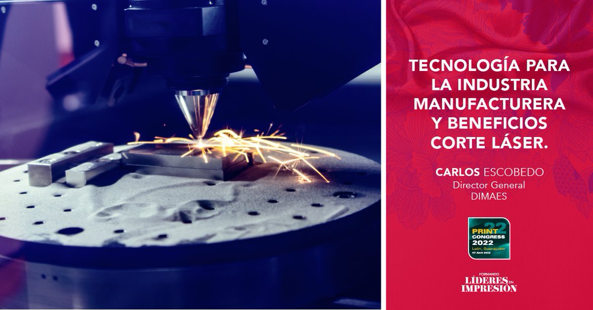PrintCongress's tweet photo. Carlos Escobedo te espera en el #printcongress el 7 de abril con la conferencia "Tecnología para la industria manufacturera y beneficios del corte láser" en @poliforumleon 

 Adquiere aquí tu entrada https://t.co/KqFucTXPux

 #corteygrabadolaser #negocio #cortelaser #laser #print https://t.co/59i2qEjaFw
