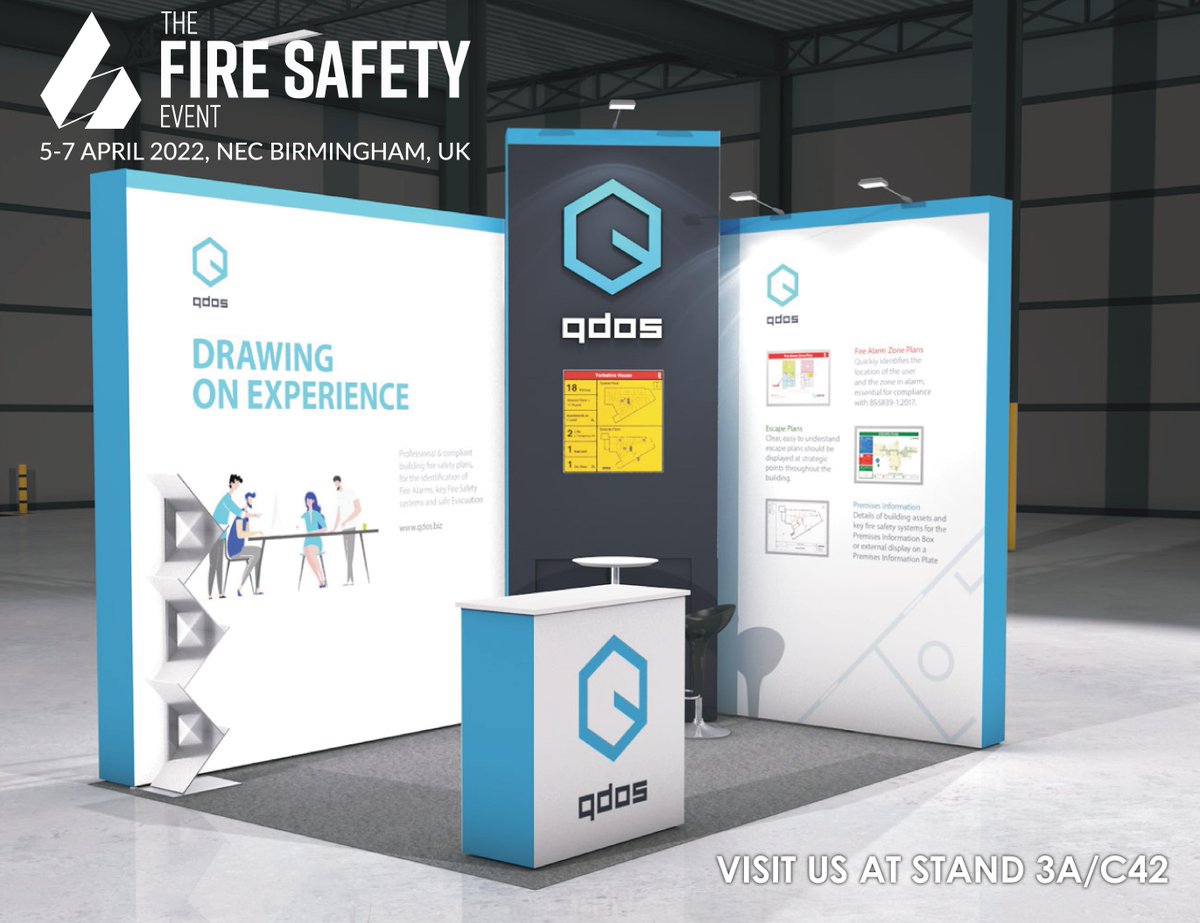 QDOSCAD's tweet photo. Same stand, different spot! 📍
You can find us at this years 🔥@FireSafetyEvent🔥 at stand 3A/C42! We will be showcasing our premises information plates, compliant zone plans, escape plans and more! ✅
We look forward to seeing you there!
#fse2022 #firealarms #zoneplans #qdos https://t.co/ViYk5aEhUt