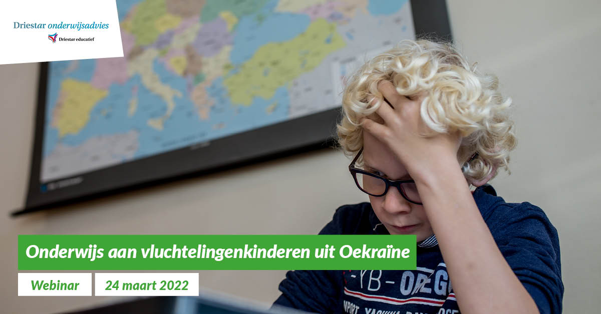 Aanstaande donderdag organiseren we een webinar over onderwijs aan vluchtelingenkinderen uit Oekraïne. Onder andere over online lesmateriaal, omgaan met nieuwkomers en de meertaligheid/NT2 van leerlingen. Het webinar start om 16.00 uur. Van harte welkom: bit.ly/3D12sOM