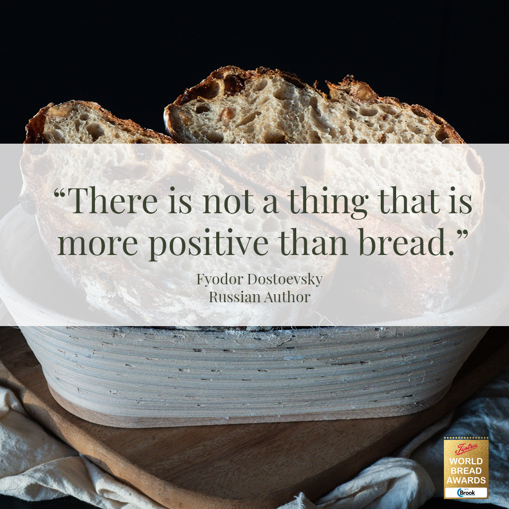 breadawardsUK's tweet image. B R E A D  L O V E ✨

This quote from Russian author Fyodor Dostoevsky is how we feel everyday! 🤩

Bread makes us happy!❤️

#Bread #Breadmaking #Breadlove #Bakers #Bakery #BreadofInstagram #breadmaker #breadtalk