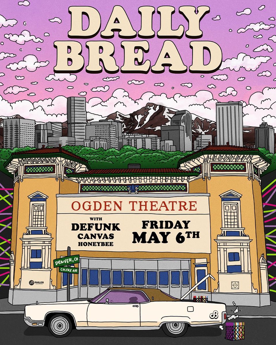 DENVER! Coming at u on Friday, May 6 with <a href="/Defunk_Official/">⚡DEFUNK⚡</a>, @DJ_Canvas, and <a href="/imjustahoneybee/">HoneyBee</a>. Meet us at at The Ogden Theatre. Tickets are on sale this Friday at 12pm MT here: bit.ly/3L8GTiq