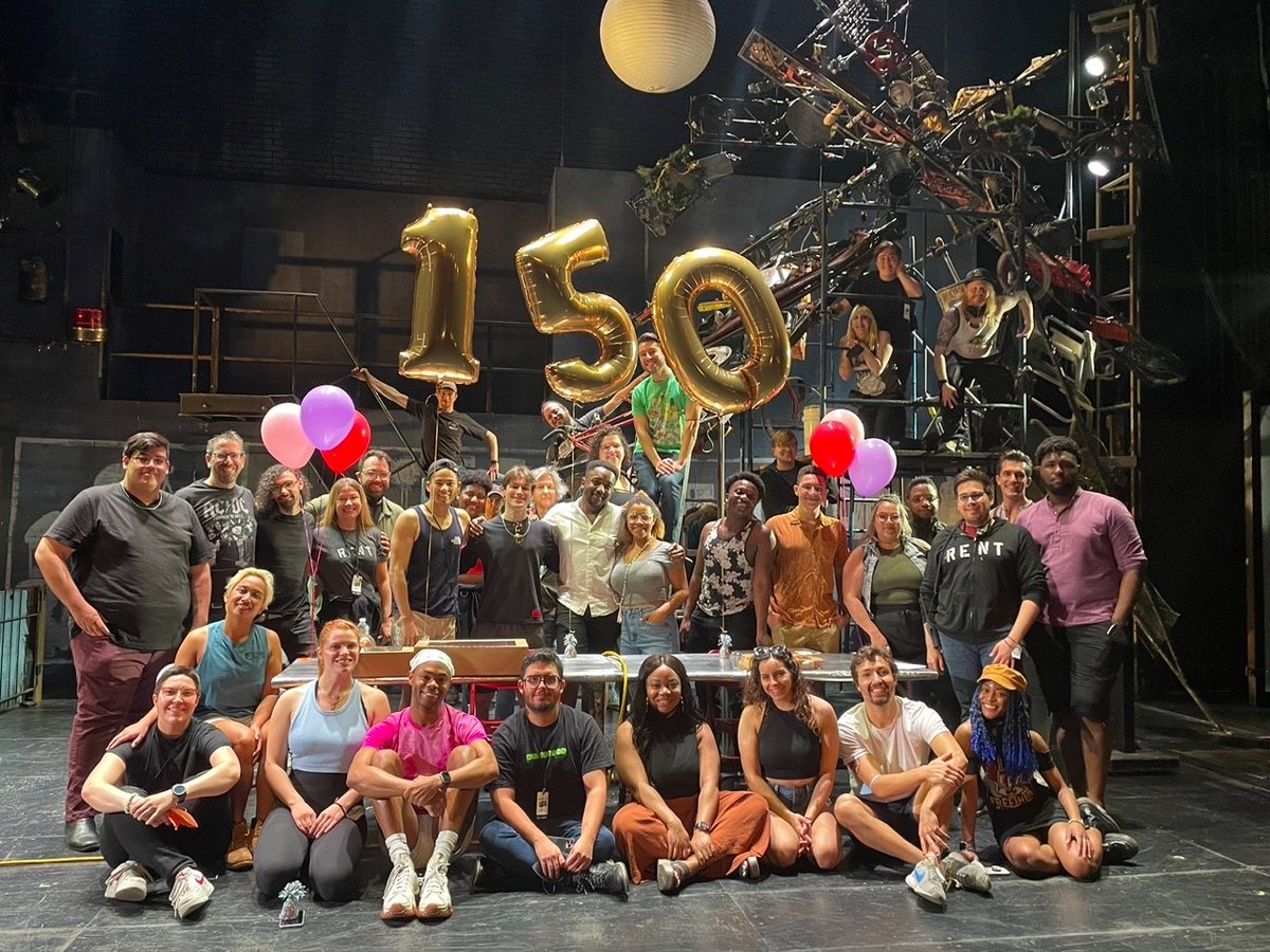 Over the weekend we celebrated 150 performances of the RENT 25th Anniversary Farewell Tour. All measure in love ❤️