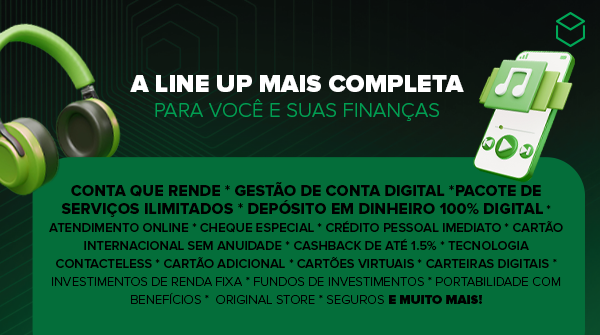 BancoOriginal's tweet photo. Diz pra gente, qual é o som que você mais curte em um #Festival? Não importa a sua line up preferida, no Banco Original sempre tem trilha boa e completa pra você realizar seus planos. Vem junto?! 😉
#SimplesmenteOriginal
Sujeito à aprovação. Consulte condições. https://t.co/uH07KQse9r