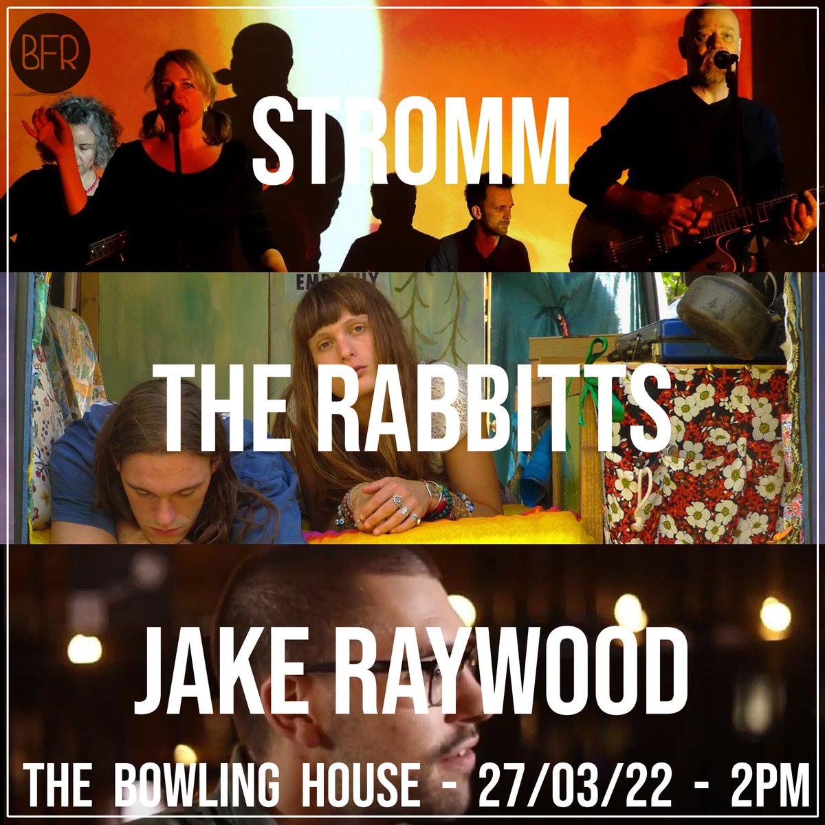 BareFeet Records (@barefeetrecords) on Twitter photo Final show for a while at <a href="/thebowlinghouse/">Bowling House</a> this Sunday Featuring: Stromm / The Rabbitts / Jake Raywood. Tickets here:
musicglue.com/barefeetrecord… Final show for a while at <a href="/thebowlinghouse/">Bowling House</a> this Sunday Featuring: Stromm / The Rabbitts / Jake Raywood. Tickets here:
musicglue.com/barefeetrecord…