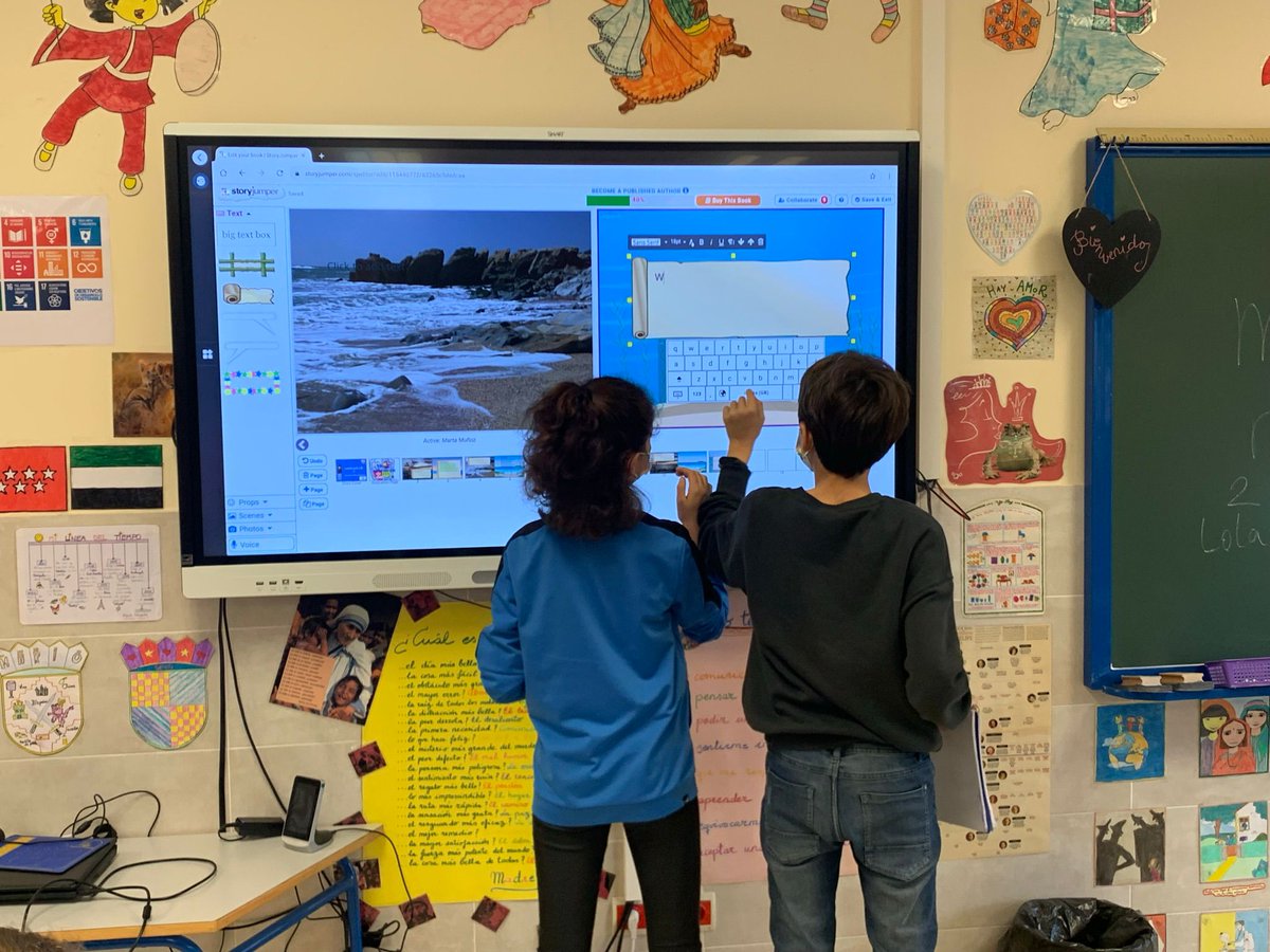 CEIPRaimundo's tweet photo. El alumnado de 5°A realiza la última actividad del #Proyecto @eTwinning_es "Water and life in our English class" creando el #Libro "Water and life Poems" en  @storyjumper dedicado al #Agua su ahorro y su cuidado #DíaMundialDelAgua @educacyl #SoyDelRaimundo https://t.co/wf406RRnwb https://t.co/IswSiV0gDq
