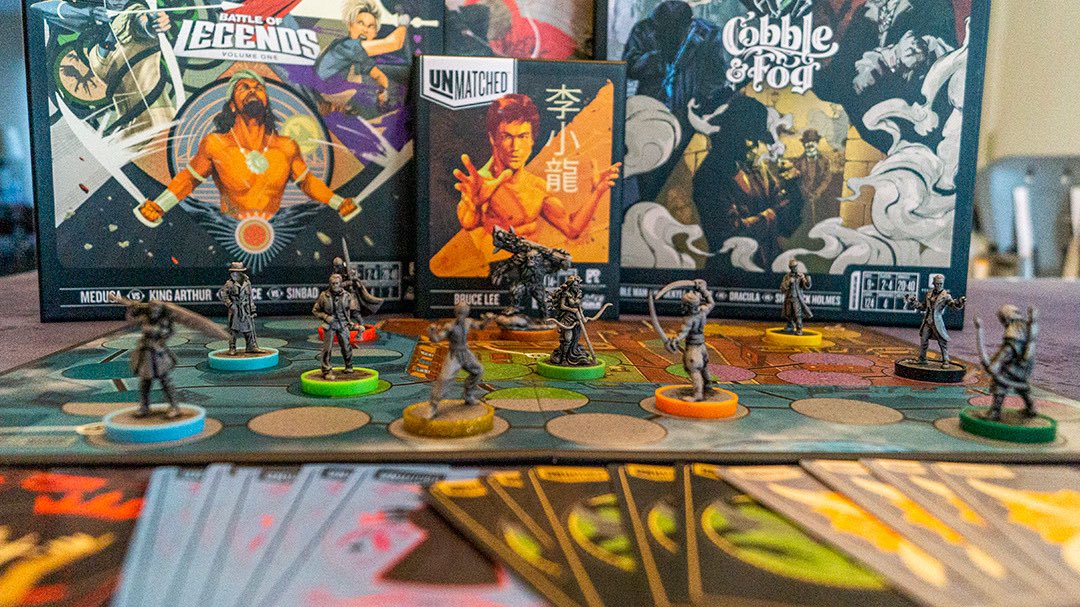 Unmatched by <a href="/RestorationGame/">Restoration Games</a> is an obsession #boardgames #UNMATCHED #boardgame