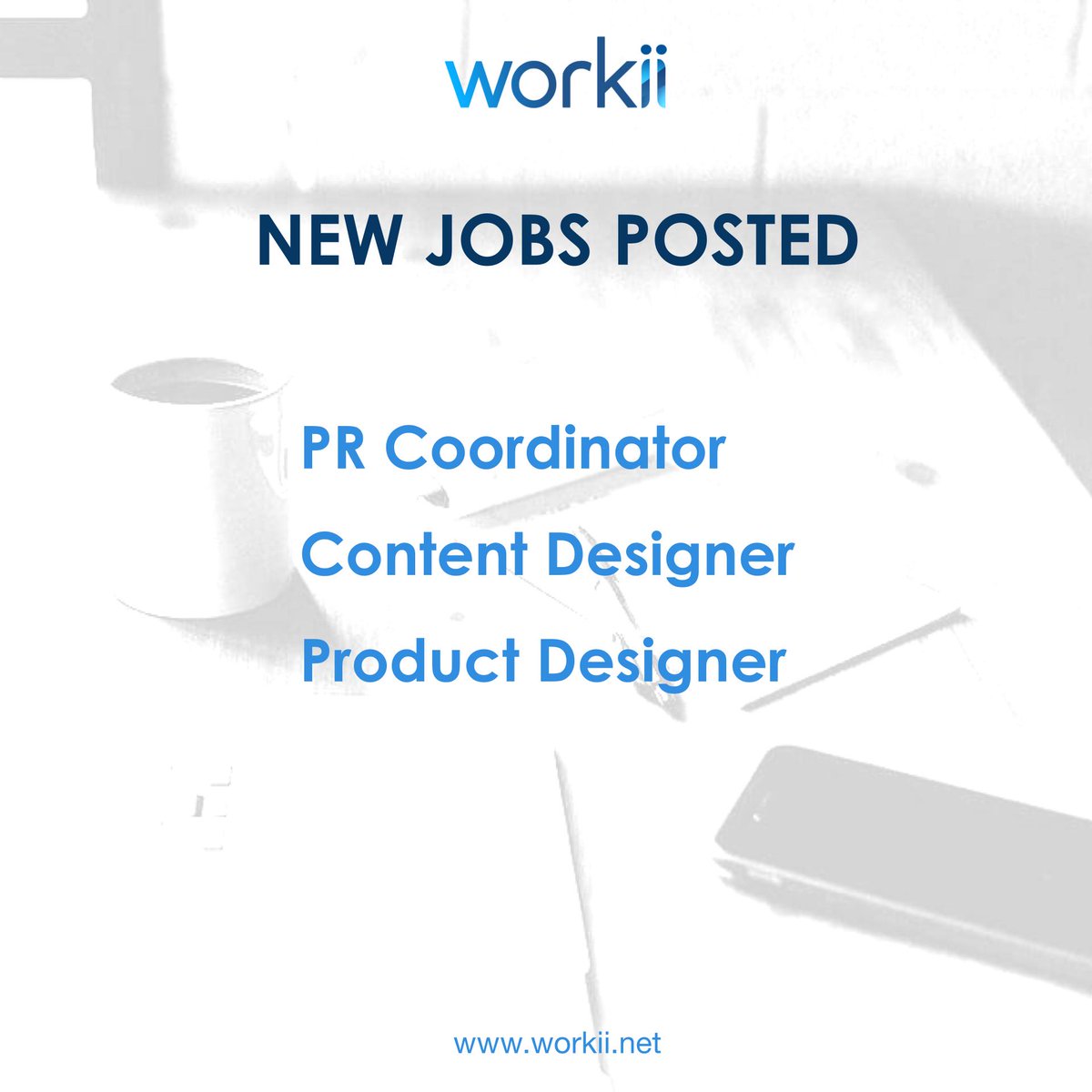 workii_app's tweet photo. New Jobs Posted‼️ 
Click on https://t.co/DT8WtkOiiK for more details.
Good luck! 🍀
#workii #poweredbyworkii #jobs #opportunity https://t.co/YtRPuURW44
