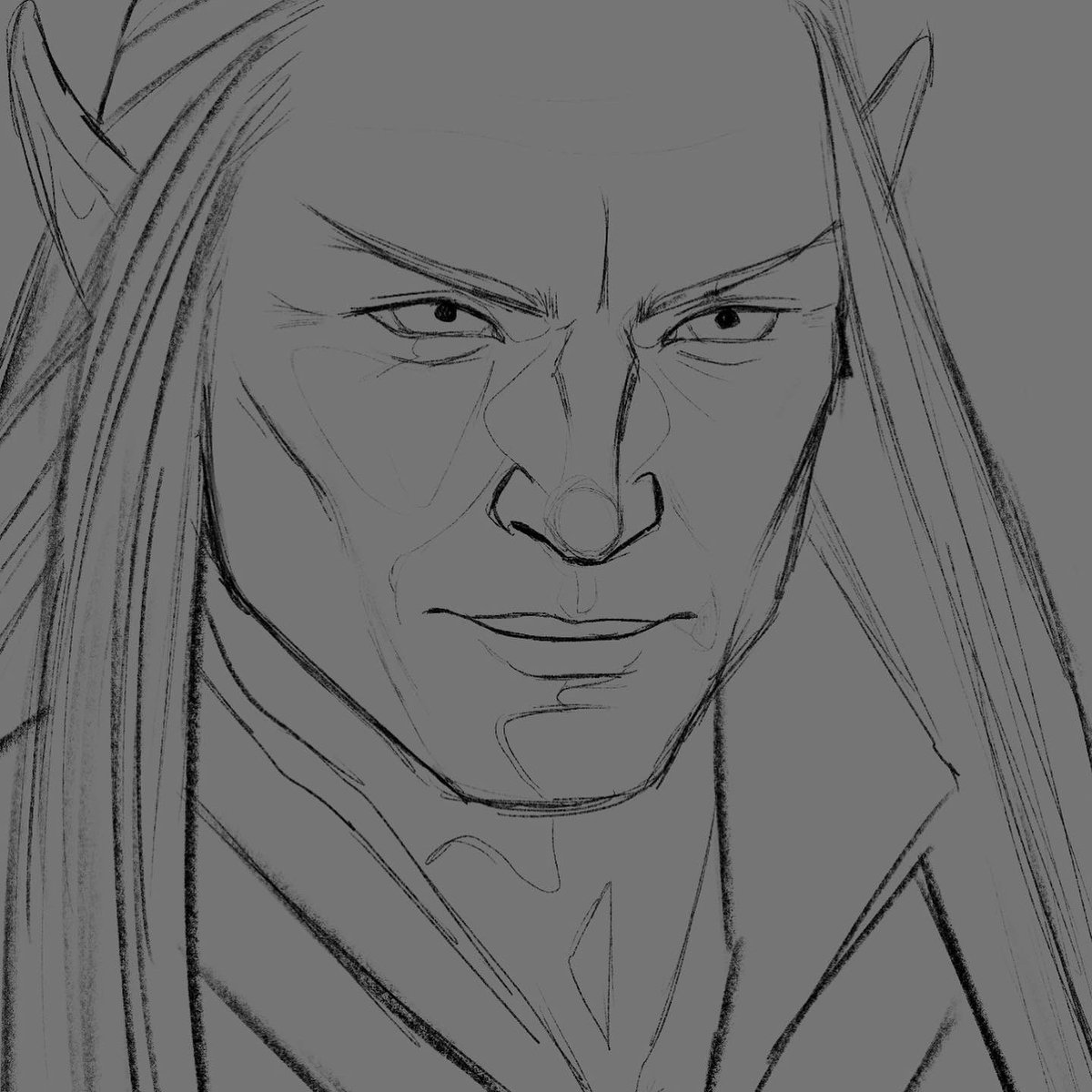 varlais's tweet photo. Work in progress and practicing expressions. Dat smirk tho. https://t.co/ECQV3roq5X