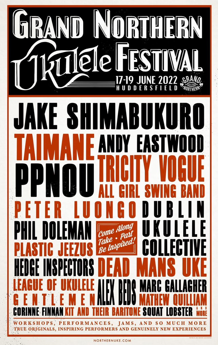AndyEastwoodUK's tweet photo. #Ukulele Festivals don’t get any bigger than this one…
@NorthernUke #GNUF https://t.co/isnSouP7hk