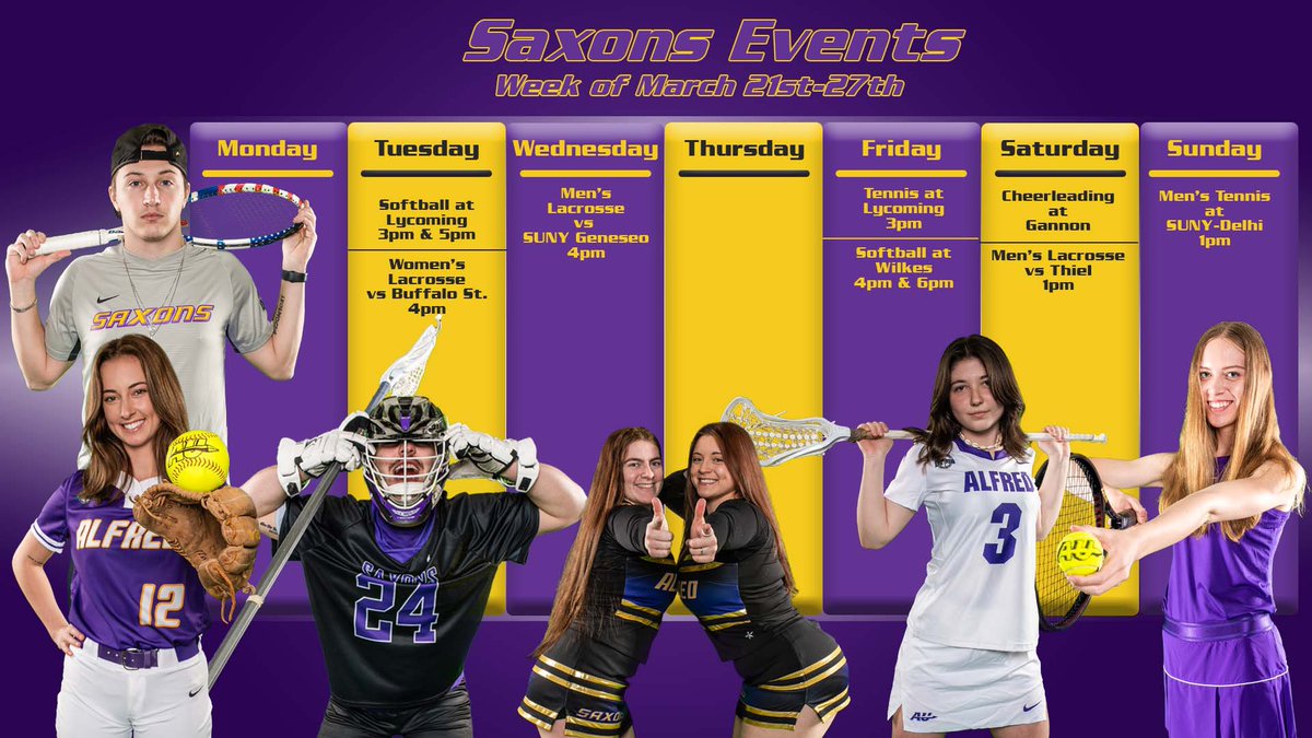 Alfred University Saxons tweet media