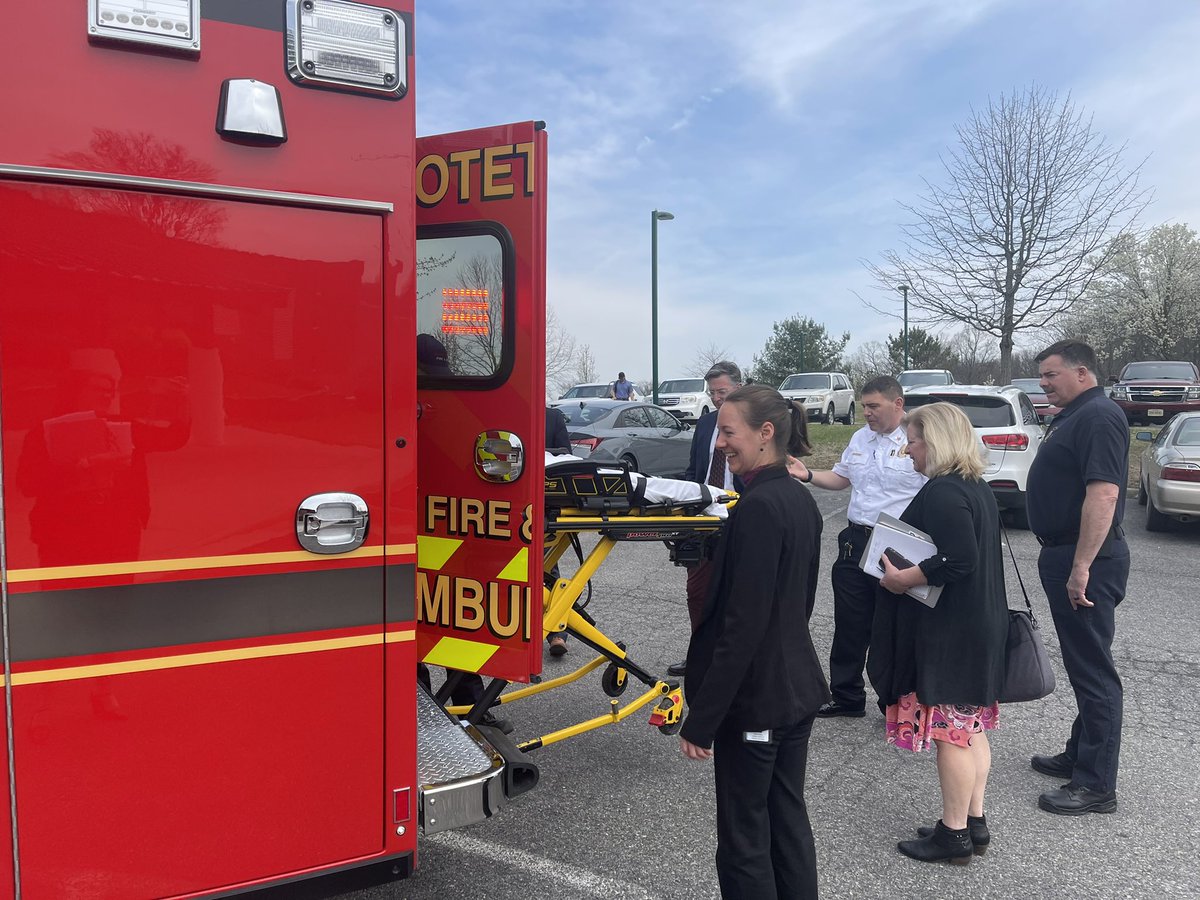 Today our Board members got a first hand look at <a href="/BCFireEMS/">Botetourt Fire & EMS</a> newest ambulance! #bocobrag