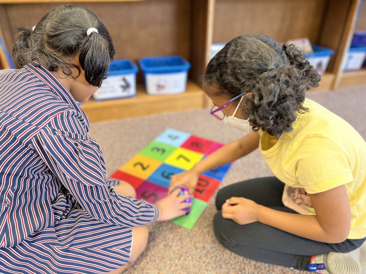 Back to robotics for first grade. Today we are working on addition and subtraction algorithms to code robotic algorithms. Coding is everywhere! #csinfcps <a href="/FCPSSTEAM/">FCPS STEAM</a> <a href="/FCPS_LIS/">FCPS Library Program</a>