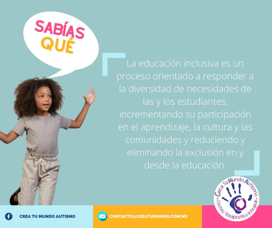 AutismoCrea's tweet photo. Sabías que las personas con #autismo...

#autismoméxico #creatumundo #FelizMartesATodos https://t.co/7kUNKJAXqo