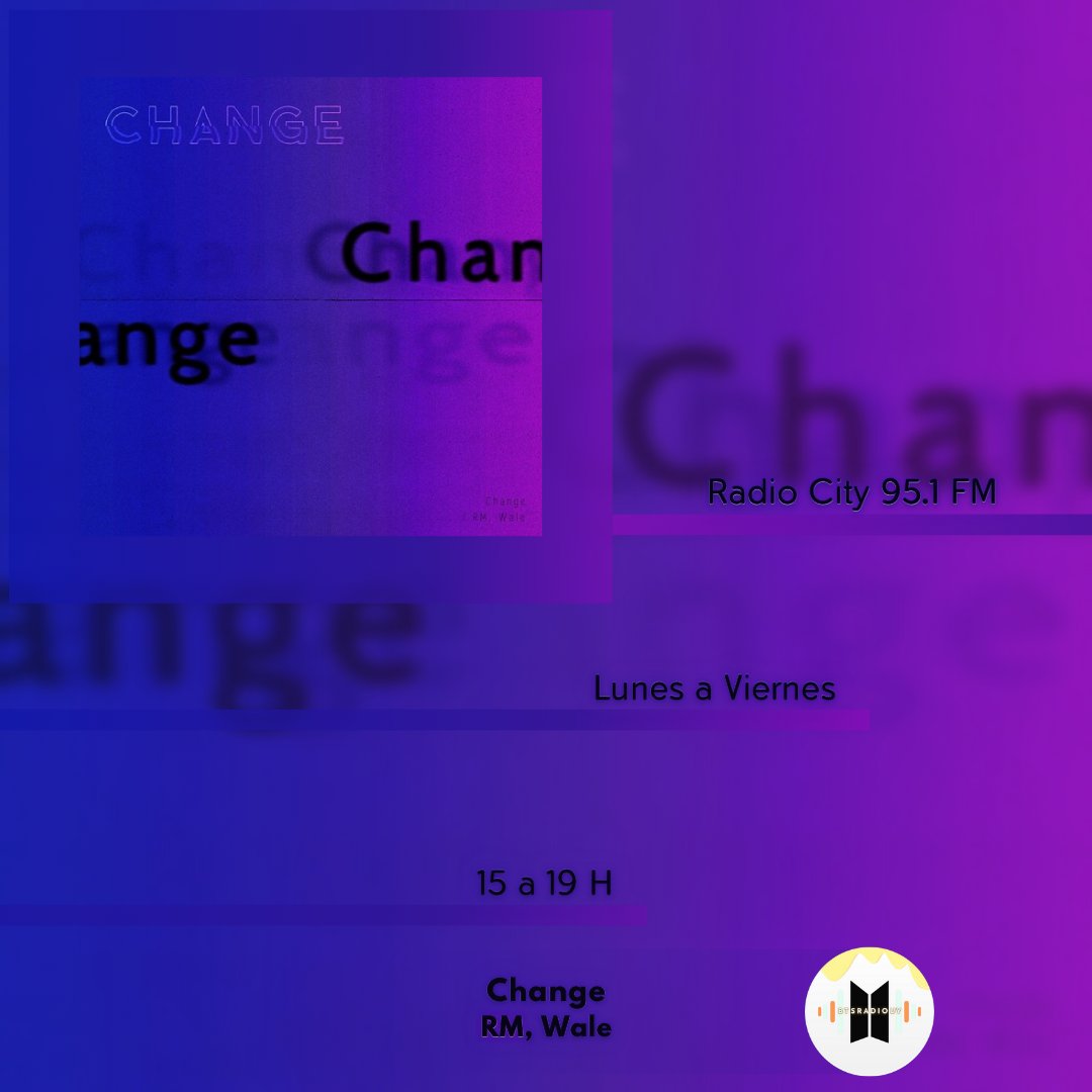 BTSRadioUY's tweet photo. [📻 Radio]

¡Ya inició '5ta. Avenida' de Radio City 95.1 FM!

👉 Envía tu mensaje de texto solicitando #Change de RM (@BTS_twt), Wale 🎶

📱WhatsApp: +598 92 951 951
📞Teléfono: (598) 4362 7951

#5YearsWithChange https://t.co/SOt6qhHcnj