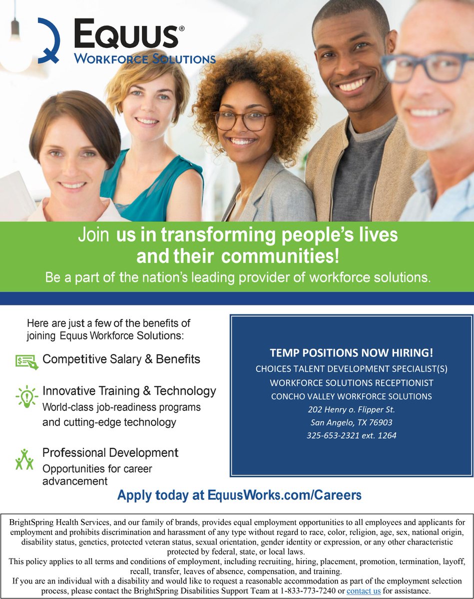 cvworkforce's tweet photo. Workforce Solutions is hiring!!! https://t.co/XaBGKZ6lW9