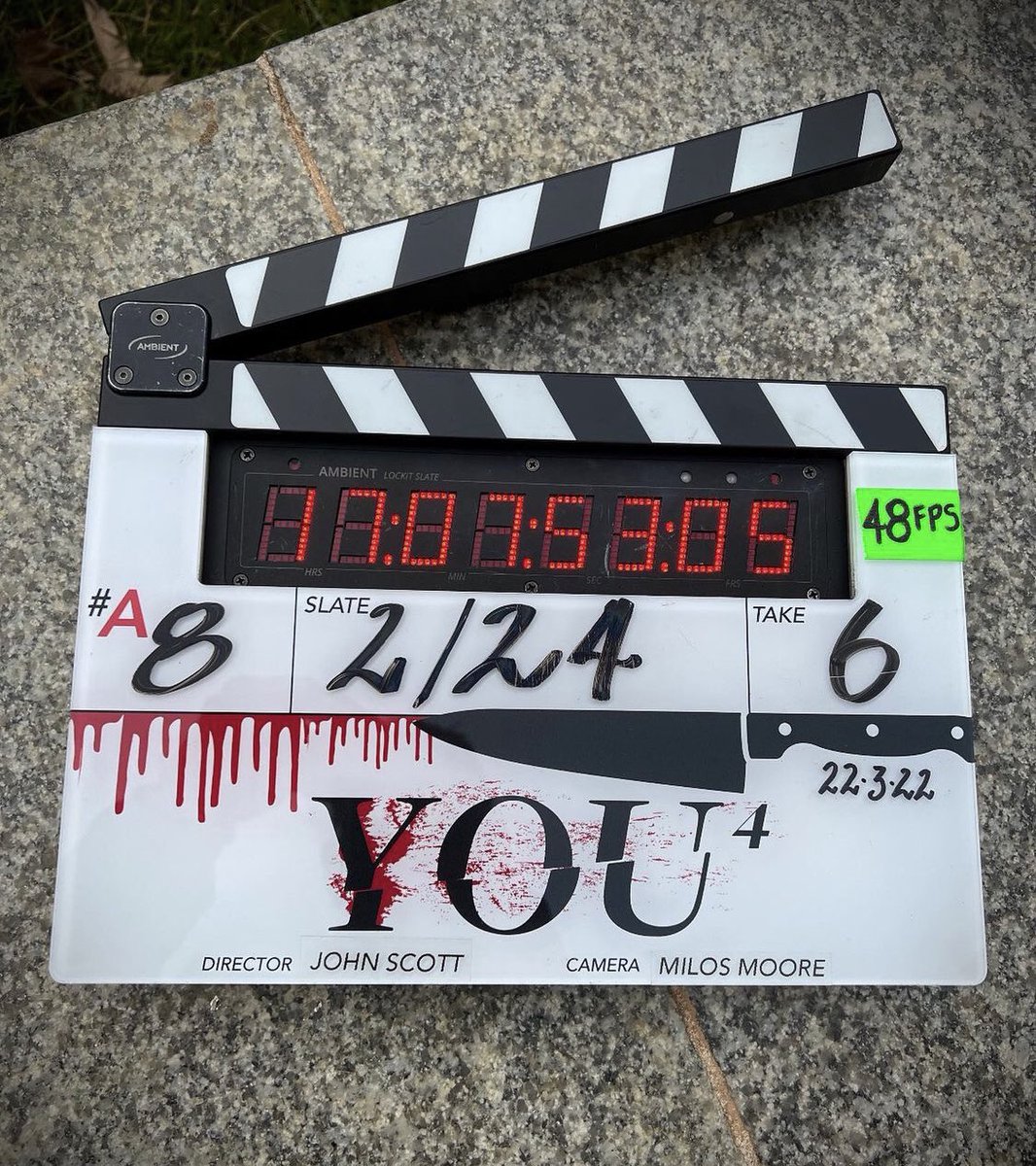 feeling YOU-4-ic. YOU Season 4 is now in production.
