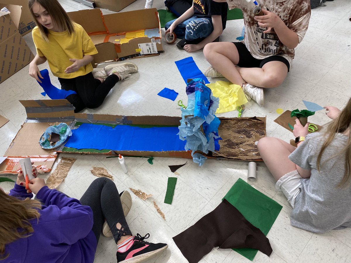 FLtechteach's tweet photo. Flooring installation day! #stemclass #minigolfproject #engineeringdesign https://t.co/GMMQqSZlPN