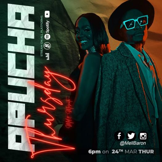 SautiZaMabinti's tweet photo. Are you ready ???
#dundabna22bet presents......
โAPUCHAโ - @mellbaron feat @Officialmasauti will be dropping this Thursday 24/03/2022 at 6pm. Don't miss out! Subscribe to her YouTube channel. #bazutainment #willisraburu , #MellBaron #officialmasauti_ #jomination https://t.co/CAvrcFjnjK
