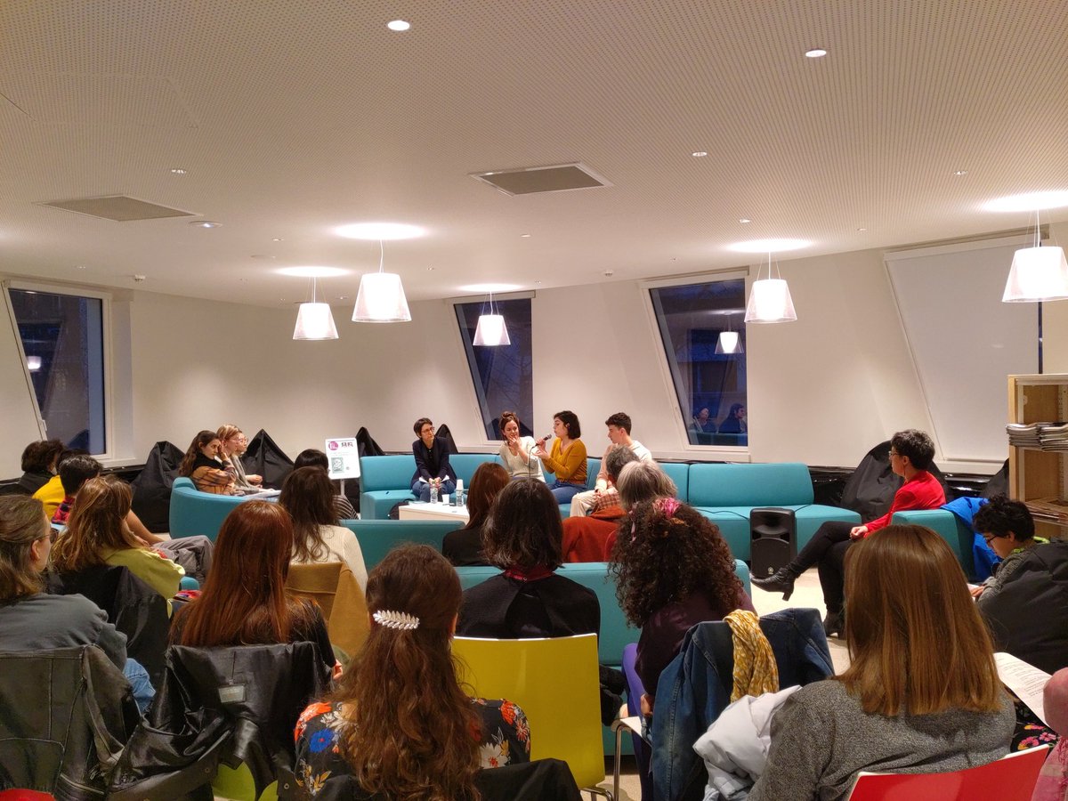 En direct de notre première action culturelle à la BSN ! Un petit live-tweet...