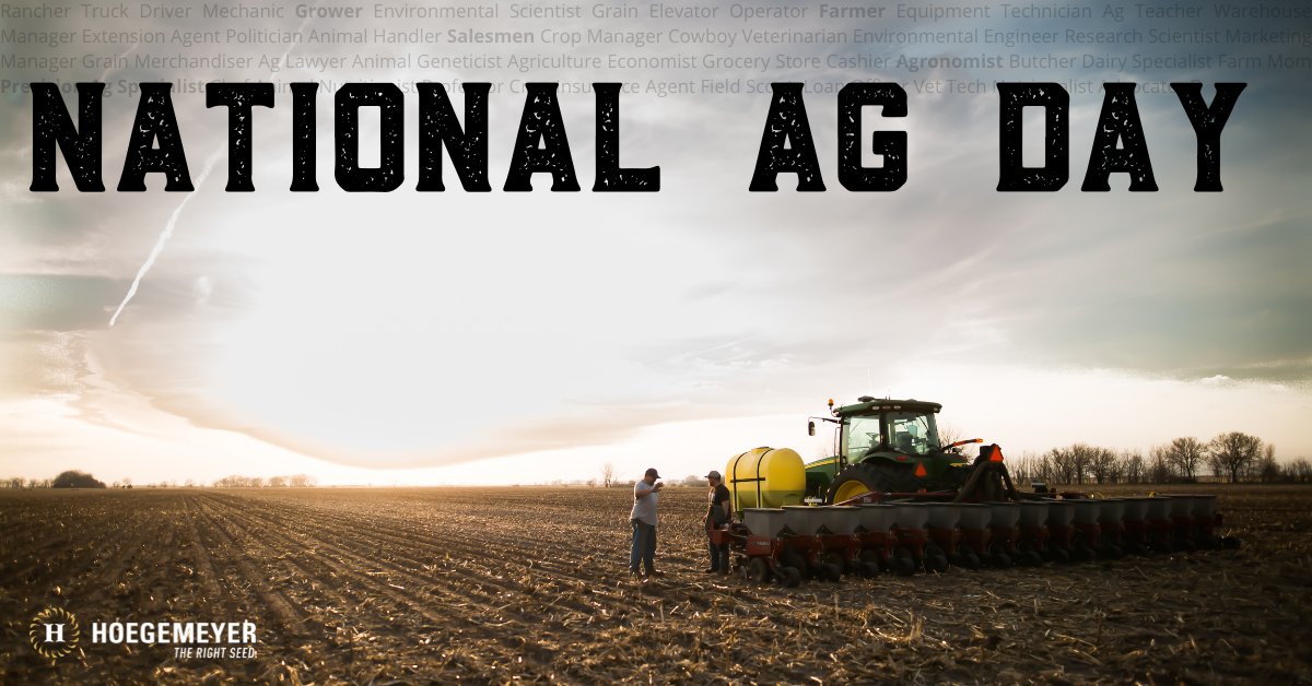 TheRightSeed's tweet photo. Today we celebrate those who are stewards to our land, the men and women who work tirelessly to produce our food, to our friends who deliver it to our tables and to those who get to enjoy it. 

Celebrate with us with #AgDay22 and take time to reflect on all the ag around you https://t.co/0bO0DPlGr8