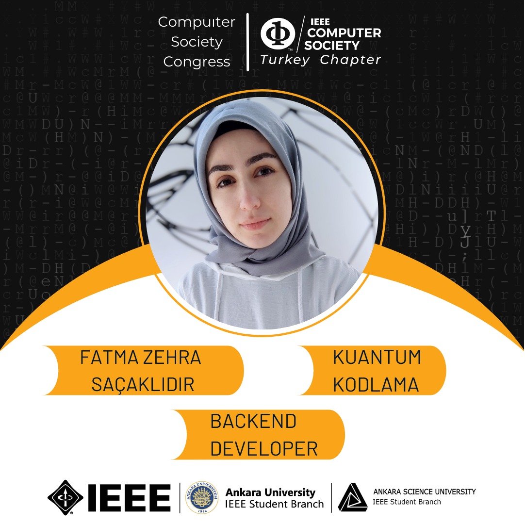 Ankara Üniversitesi IEEE Student Branch'in düzenlediği CSCON'22 kapsamında Q# kuantum kodlama eğitimi de yer alacaktır. 

Etkinliğe başvurmak için bu linkten ilgili eğitimi seçebilirsiniz: linktr.ee/ieeetrsbcs

#kuantum #kodlama