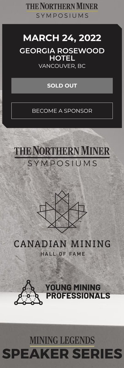 Canuckoholic's tweet photo. Who's excited for @northernminer's #MiningLegends Speaker Series this Thurs?
I'll get to hit the stage to announce Vancouver's @Mining4Beer #networking relaunch the same day & also @GroundupEvent @the_PDAC in June!
@CdnMHF @YMPVancouver @mining @AME_BC @MA_BC @minesuppliersbc https://t.co/Wiagfv48Tb