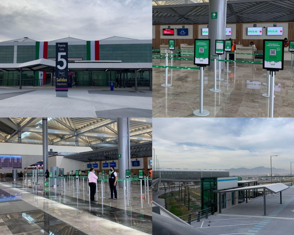 SGarciaSoto's tweet photo. Pasada la fiesta y los acarreos, viene la resaca... Hoy, así luce sin un alma el Aeropuerto Internacional Felipe Ángeles  (@aifa_aeropuerto) 👇🏼 https://t.co/L3yyL5Bbzs