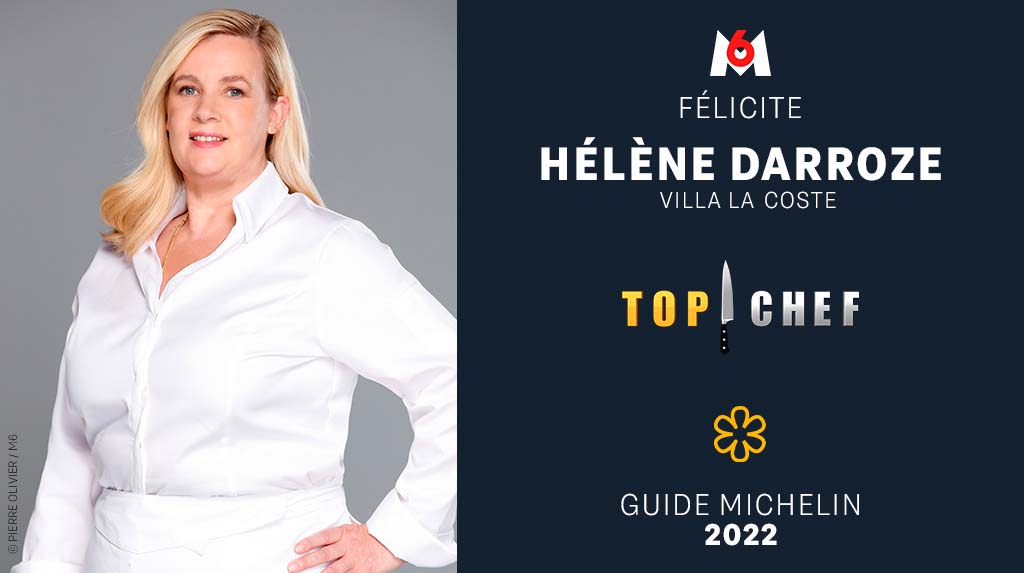 👏Toutes nos félicitations à <a href="/HeleneDarroze/">Helene Darroze</a>
qui obtient 1 étoile au <a href="/guideMichelinFR/">Le guide MICHELIN</a>
 pour "Villa La Coste" 🌟
#TopChef #GuideMichelin