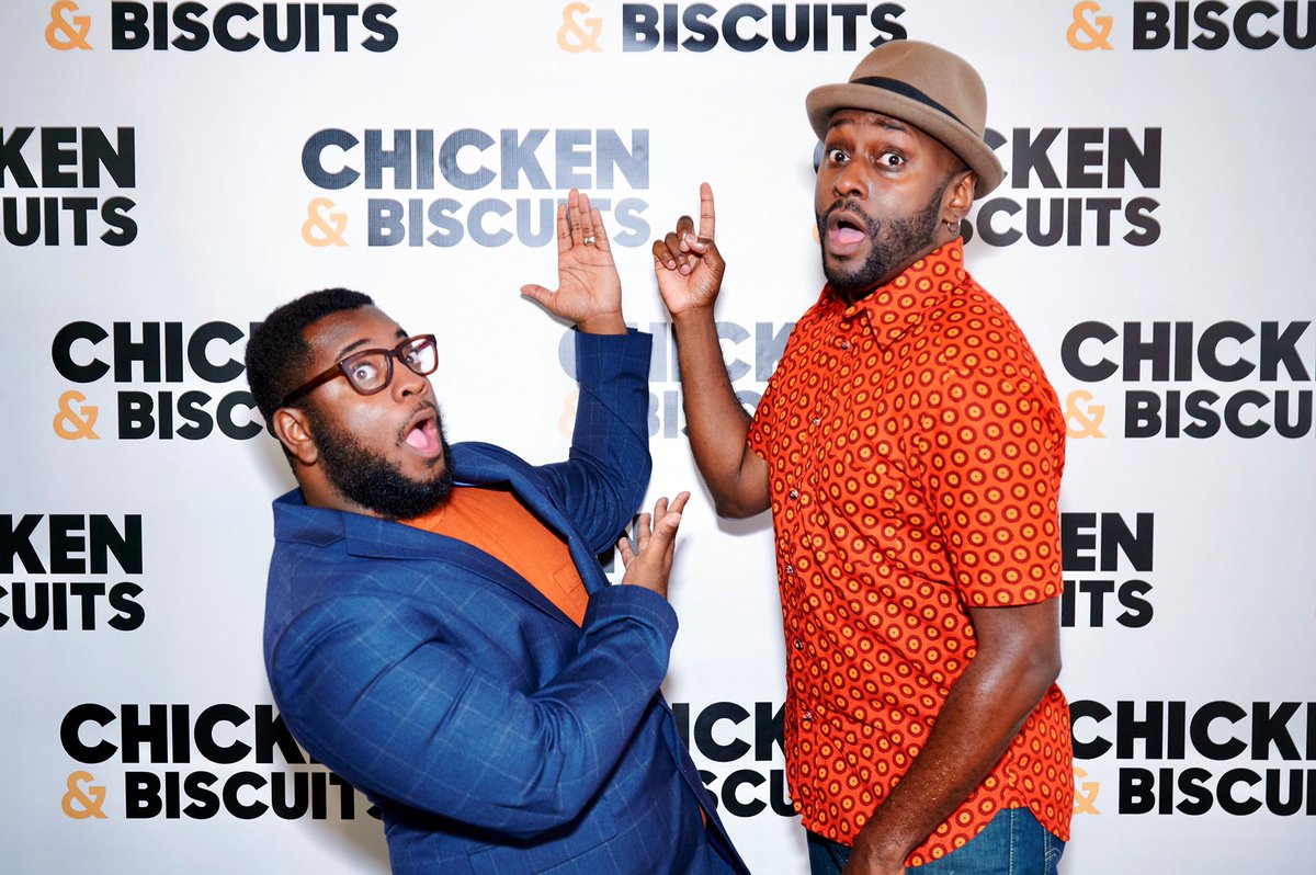 DramatistsPlayS's tweet photo. #NowPublished: CHICKEN &amp; BISCUITS by @DouglasSings.

In this riotous comedy, rivaling sisters Baneatta and Beverly try to bury their father without killing each other, before they're faced with a truth that could heal or break them. Read &amp; license now at https://t.co/EIN8uqmG9v. https://t.co/PvDuhckHny