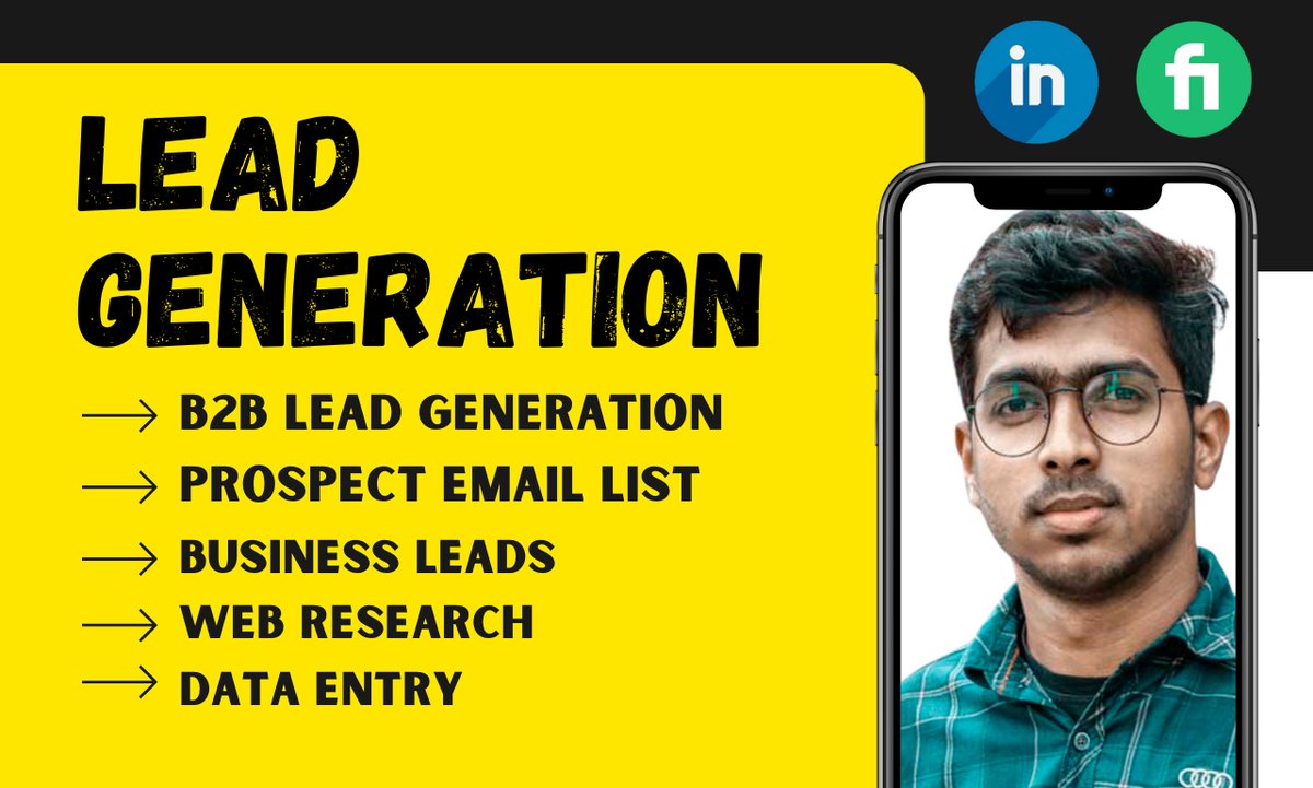 small_marketer's tweet photo. @Kamal8709 🔥Welcome to LINKEDIN Lead Generation (Sales Navigator) and Web Research Gig.🔥

https://t.co/rk1WlWaZW7
#leadgeneration
#b2b #lead #generation
#businessleads #b2b #dataentry #webresearch #linkedin #linkedinleads #b2bleads #datacollection
#salesleads #targetedleads #linkedinlead https://t.co/iFwIR814Os