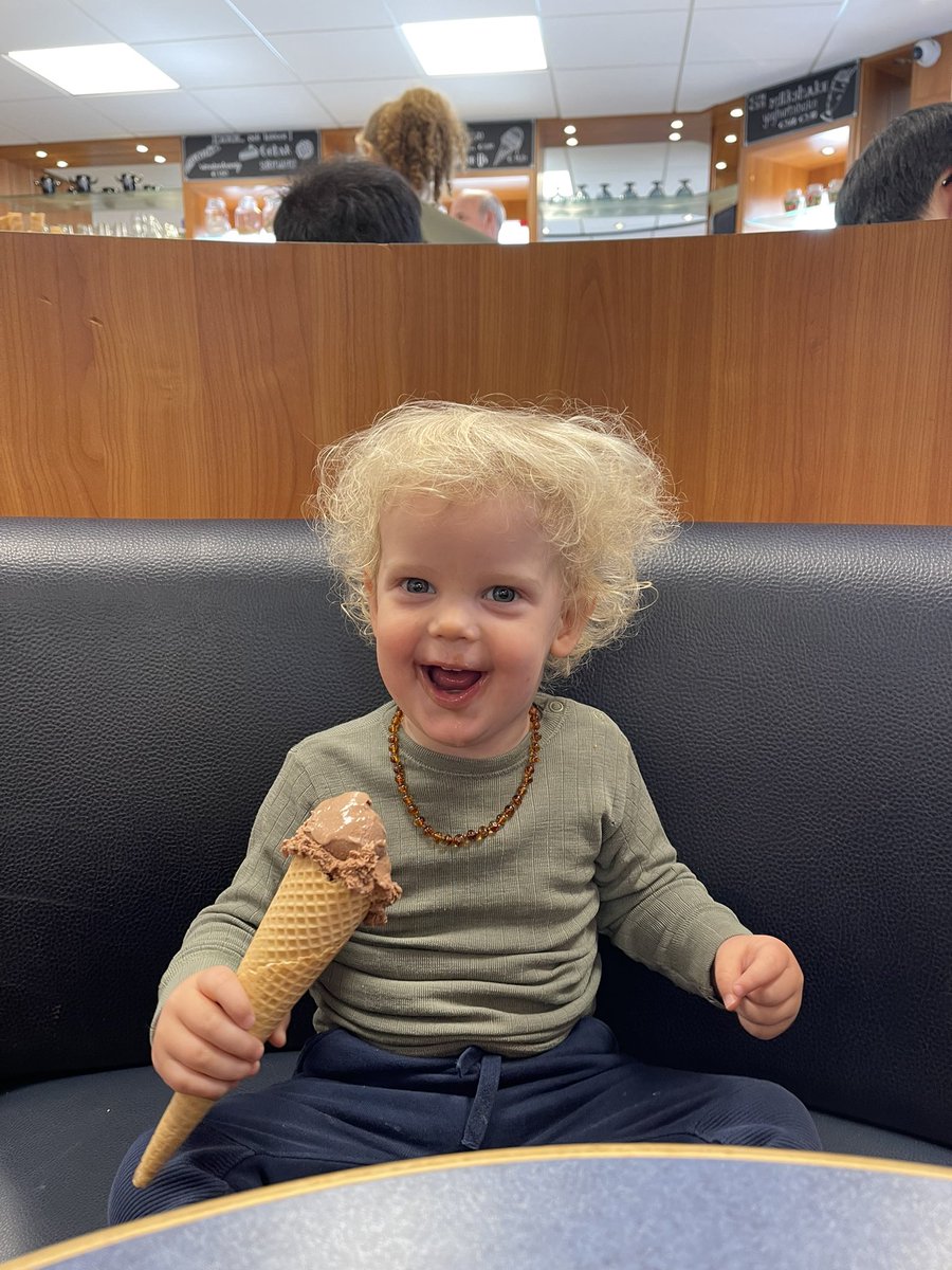 Of hier iemand blij was met z’n ijsje?