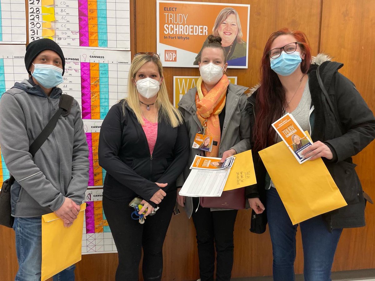 TrudyFortWhyte's tweet photo. EDay in Fort Whyte!
It’s our chance to end PC cuts &amp; mismanagement &amp; push toward a better future #ForAllOfUs
I want to represent Fort Whyte in the Legislature with the NDP - the only party with a plan to strengthen our healthcare system, improve schoools &amp; support workers. https://t.co/E8cy2o4r9r