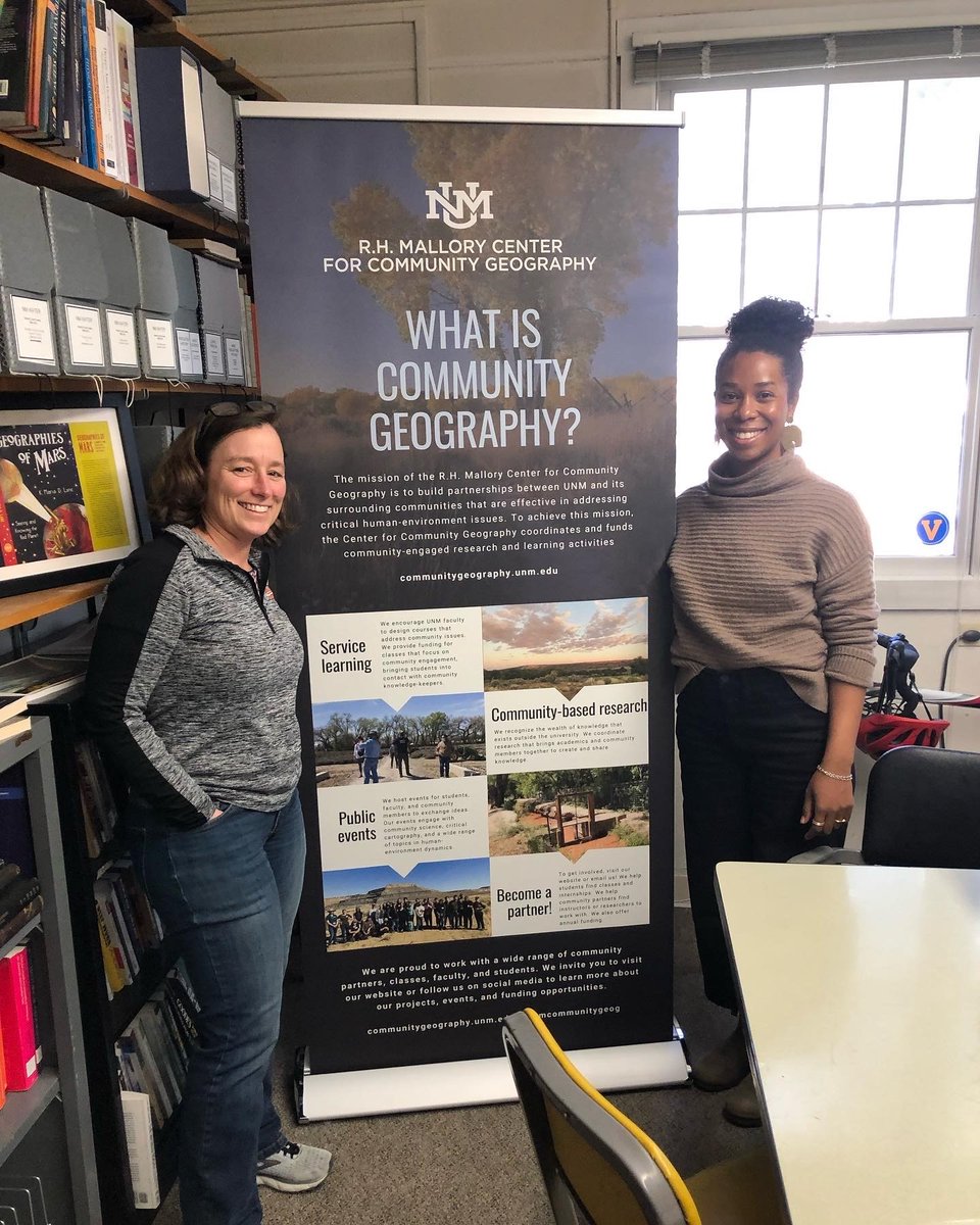 NMCommunityGeog's tweet image. Join us tomorrow for our workshop &quot;How to get started in community geography!&quot;  On-campus at Mitchell Hall 202 or via Zoom. All experience levels are welcome. Visit our website for more: tinyurl.com/2j5ryhjs