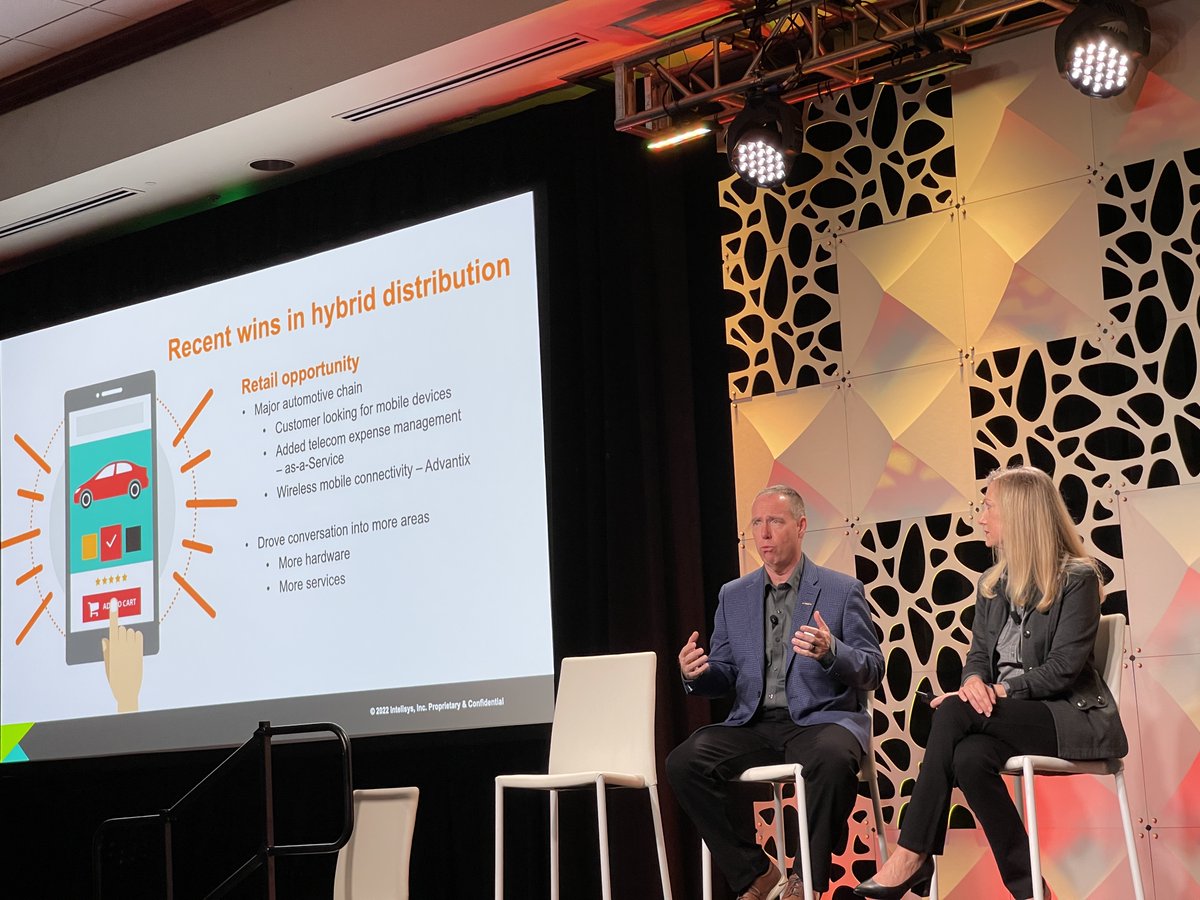 IntelisysCorp's tweet photo. Cross-Sell &amp; Upsell. 

It's Day Two of AMP'd Convergence and the vibe in this room is electric. The dialogue about new and untapped market opportunities has #IntelisysNation primed for growth. https://t.co/MiS6UrmG3b