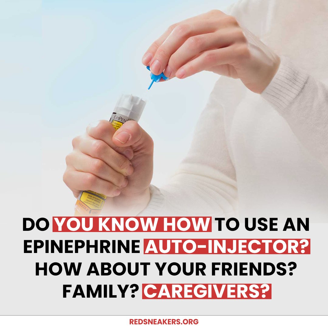 #Epinephrine is the only *life-saving* drug that treats the symptoms of #anaphylaxis. There are also many training videos online and you can also ask your allergist if you can bring a friend or family member to their office for training. Be prepared to #EpiFirstEpiFast.