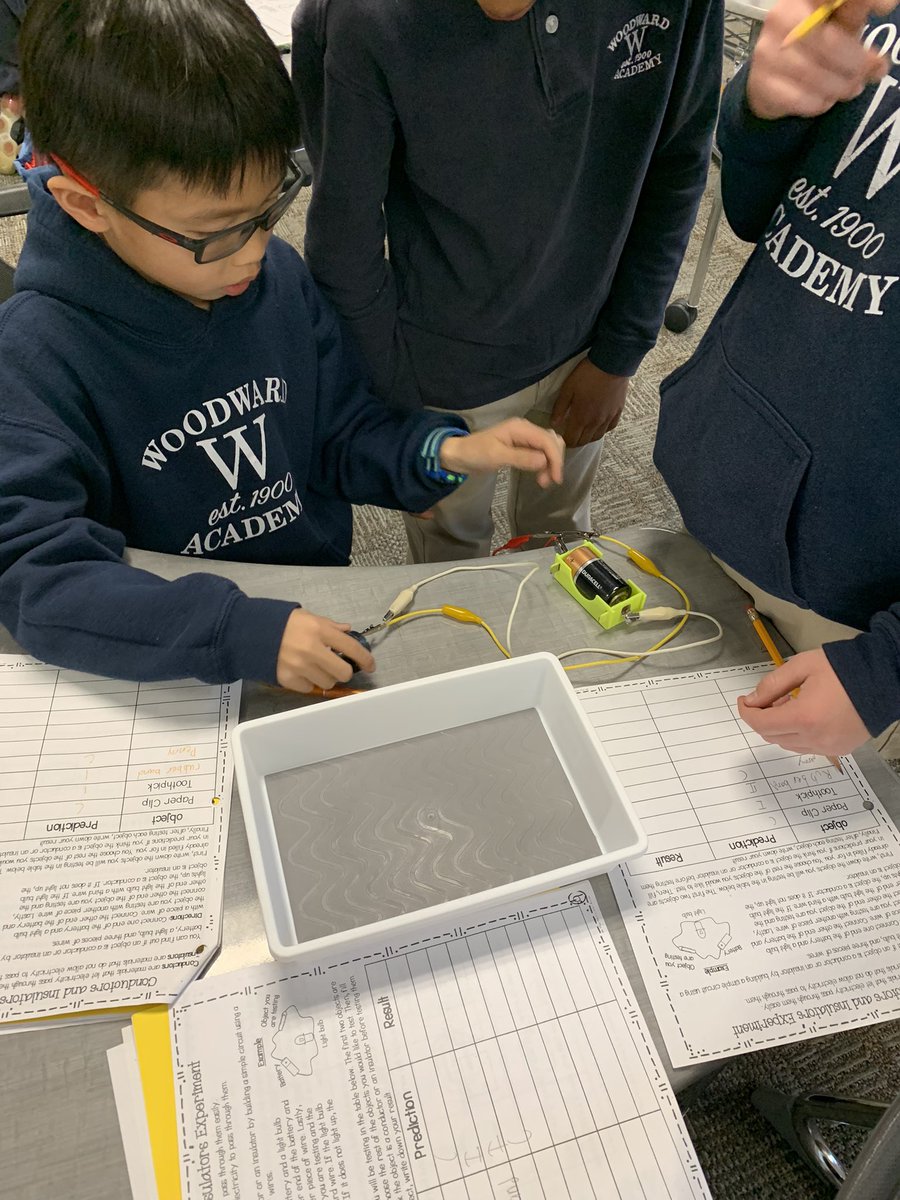 <a href="/MzjcCollins/">Jennifer Collins</a> Learning about insulators and conductors today. <a href="/SandraVarajic/">Dr. Sandra Varajic</a> <a href="/WoodwardAcademy/">Woodward Academy</a> <a href="/MissLeFevers/">Danielle LeFevers</a>