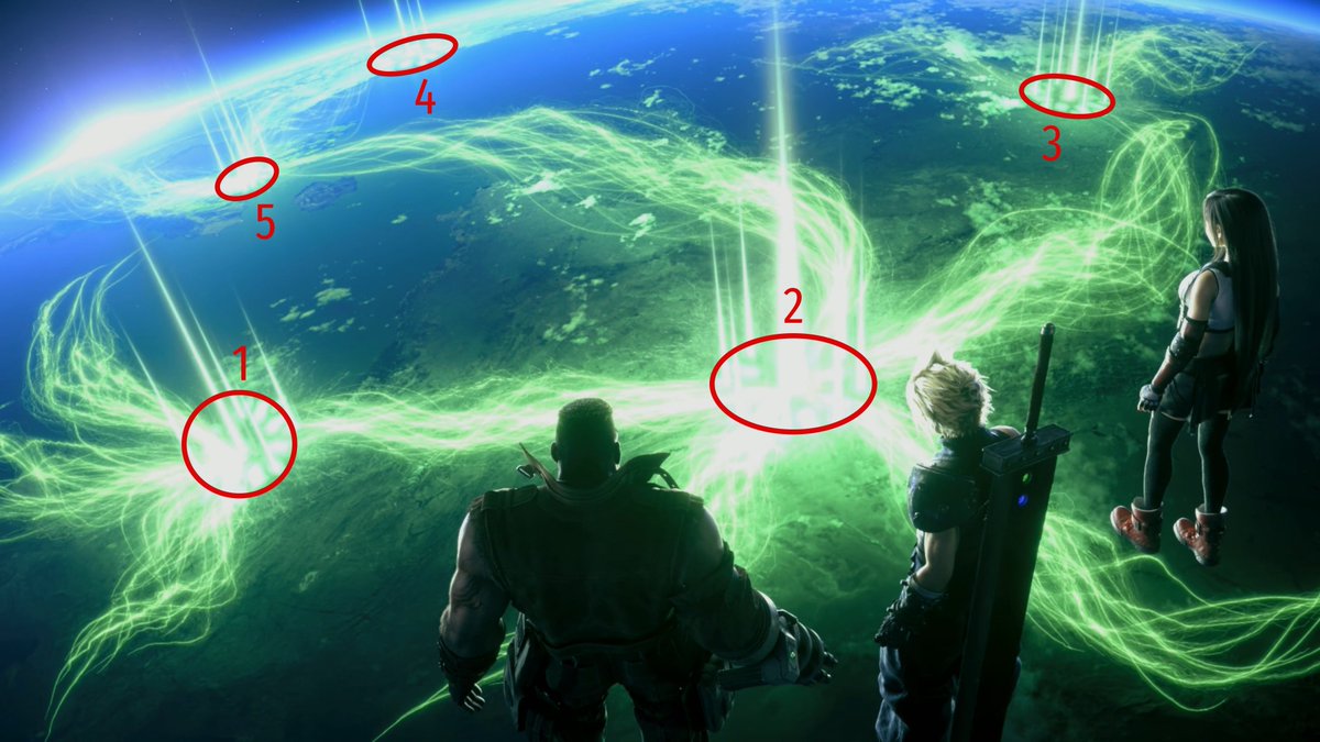 CC_Observatory's tweet photo. Shinra apparently aims to greatly expand their Mako harvesting business. During the Cosmos Theater presentation, 4 new Cities of Mako emerge around Midgar. But where are they located? Check out the images below and find out!
#FF7R #CCOGems https://t.co/HjzHRZECfl