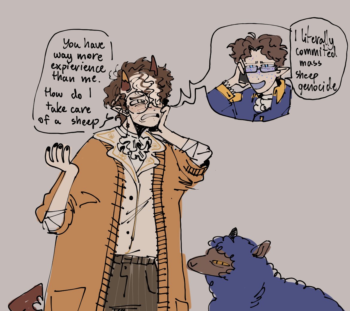 pov: bringing friend to ghostbur didnt work and also iw anted to draw the redeemed design 