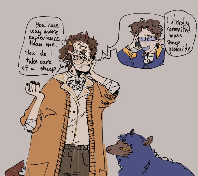 pov: bringing friend to ghostbur didnt work and also iw anted to draw the redeemed design 