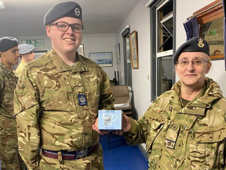 Last week saw the 20th birthday of CFS Smith and his final parade night as a cadet. But it is not the end of his RAFAC career as he has successfully interviewed to become a CI and will be returning to the Squadron as a member of the adult staff team #IOM #IsleofMan #AirCadets