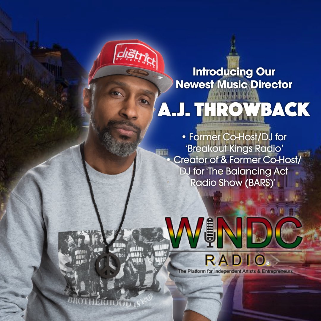 We’re excited to announce our new music director &amp; longtime member of the <a href="/gowinmedia/">GoWin Media LLC</a> family, <a href="/AJThrowback/">A.J. Throwback</a> 🥳🎉🎊! As a champion for fellow indie artists, we wish him the best in this position! #WINDCRadio #indieradio #indiemusic