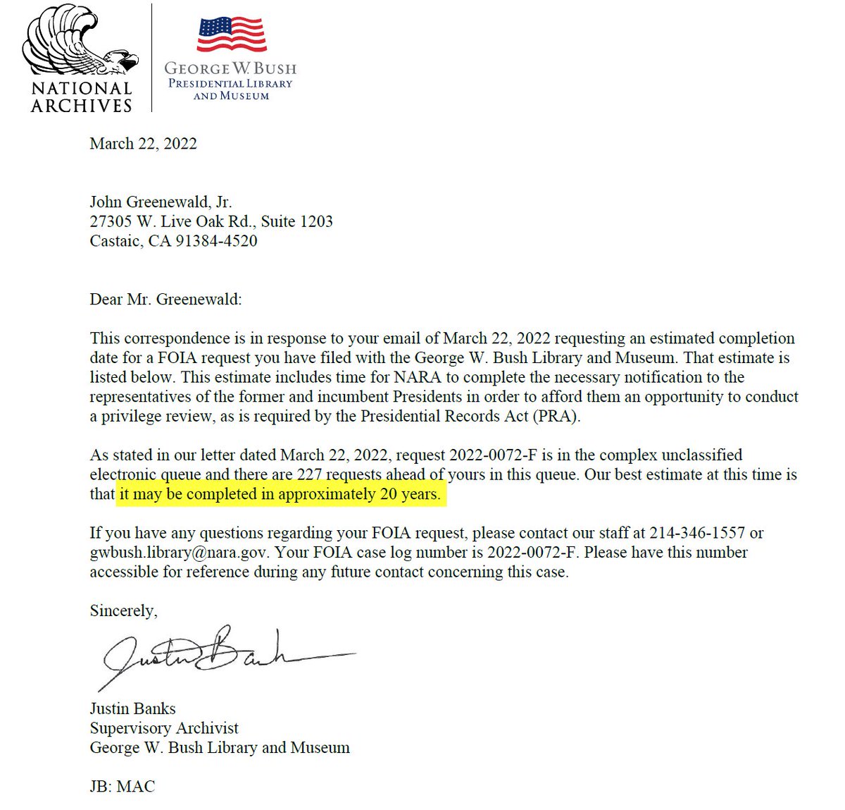 John Greenewald, Jr. tweet media