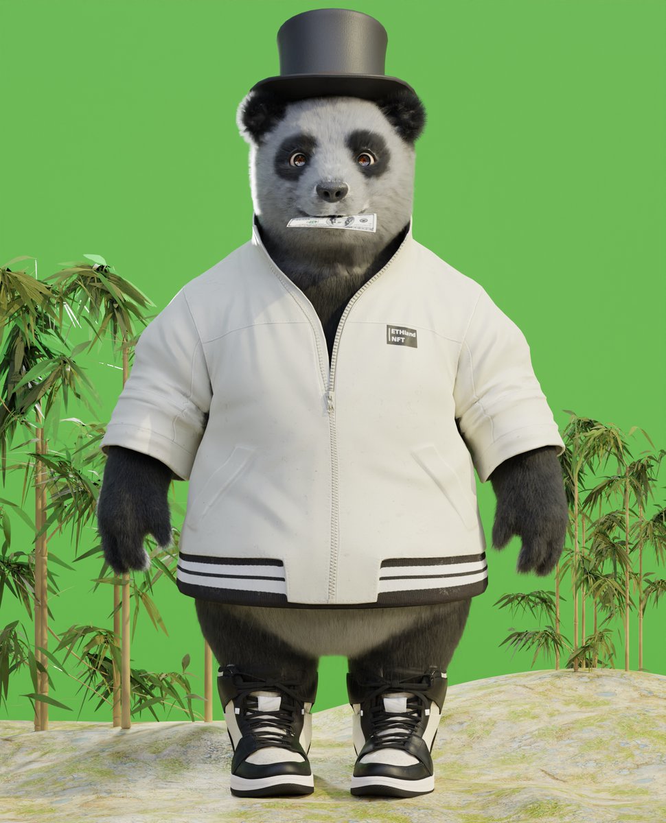 Our new friend #BPETHland

#Etherum #EthereumNFTs #ETH #Crypto #cryptocurrencies #cryptocurrency #art #3dartwork 
#panda #Metaverse