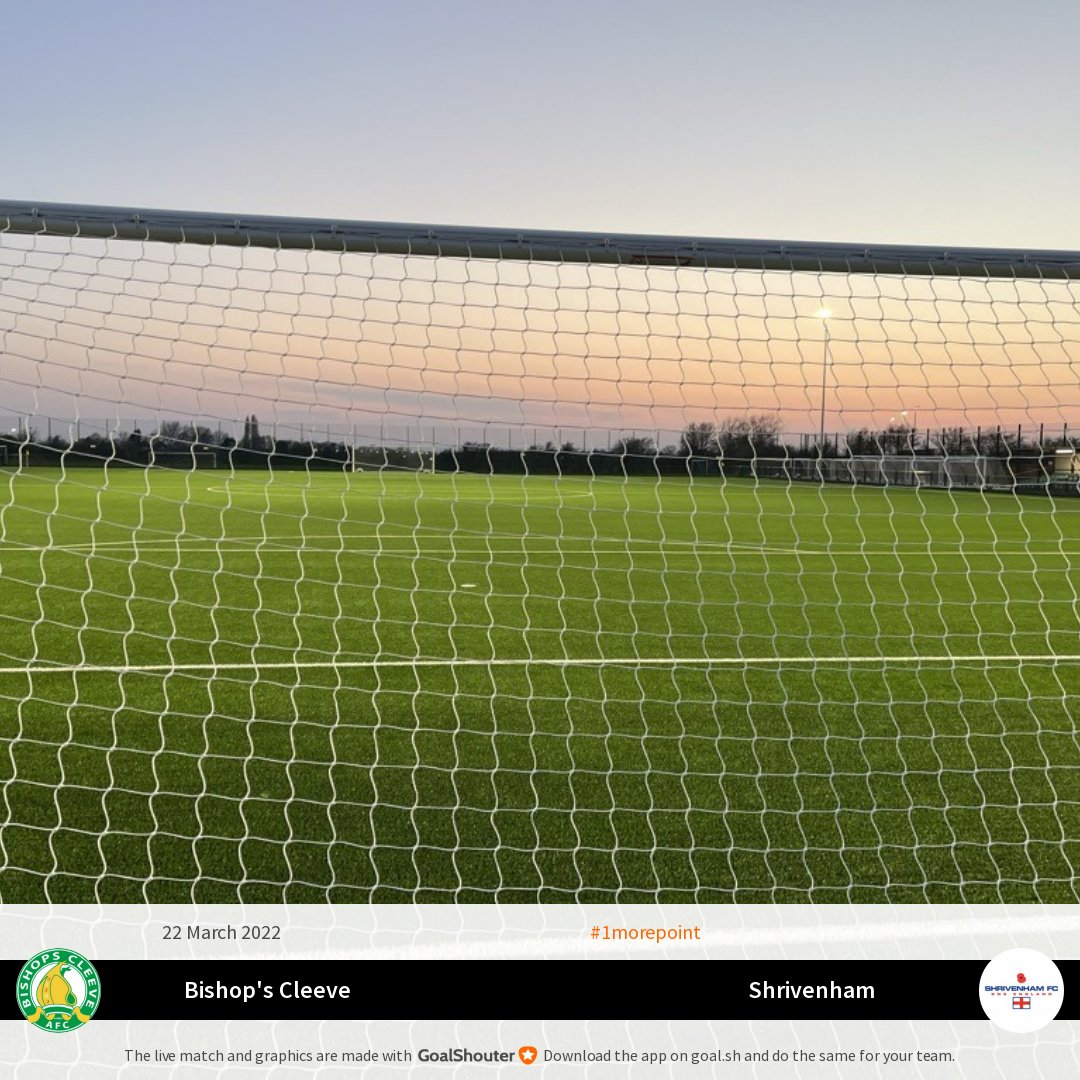 BishopsCleeveFC's tweet photo. #1morepoint: Stage is set for tonight, can we make it a first league title in 35 years! https://t.co/MgHZHqJy3T https://t.co/lDoTq1u4g9