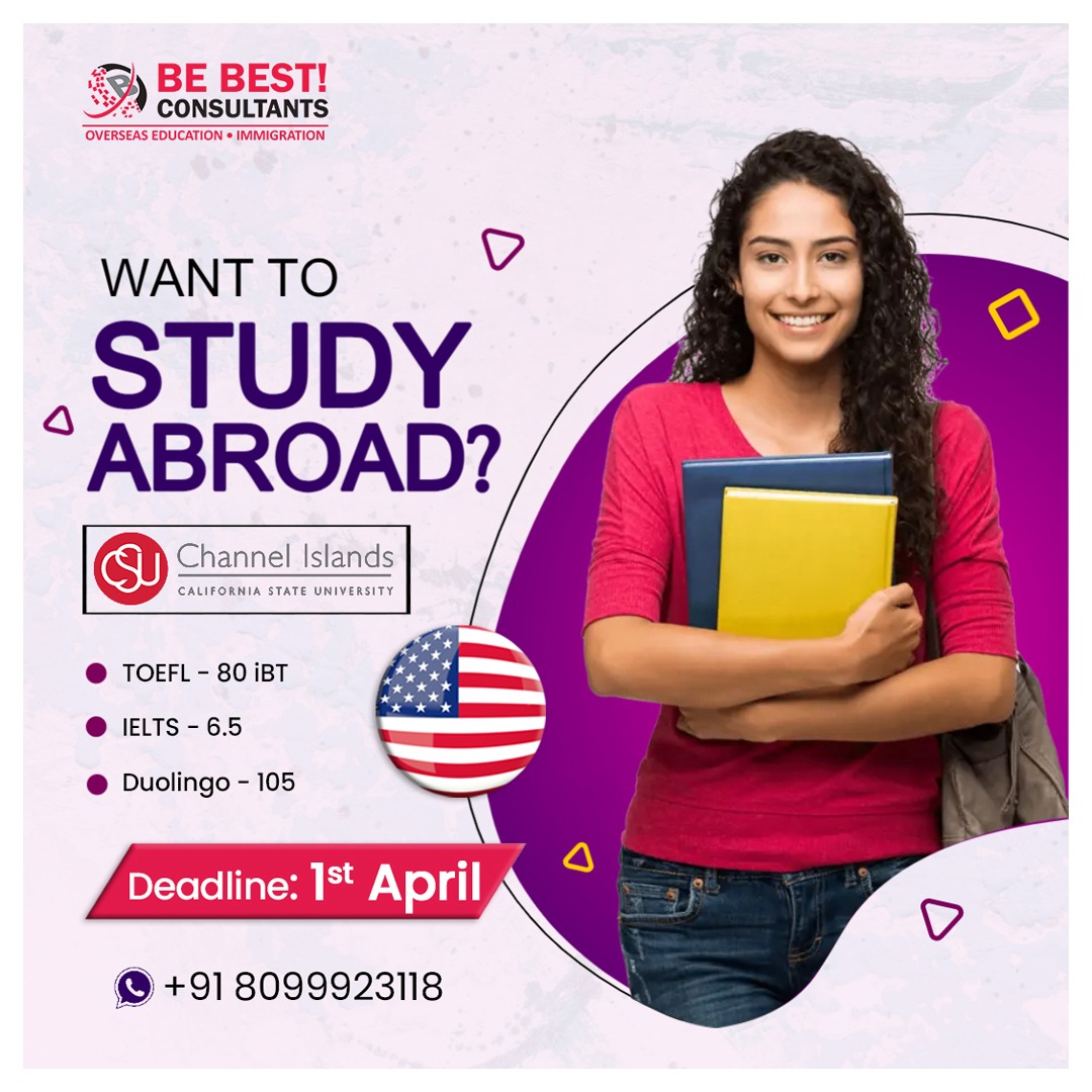mranganath's tweet photo. Dreaming to study in #USA!
#California_State_University_Channel_Islands

Hurry up! Meet the requirements and start applying
Deadlines are closing soon...

📱 +918099923117 for more info on #StudyInTheUSA
#applytoday #vijayawadayouth #Spring22intake #USAadmissionsclosingsoon #USA https://t.co/YFL6LIs3Oc