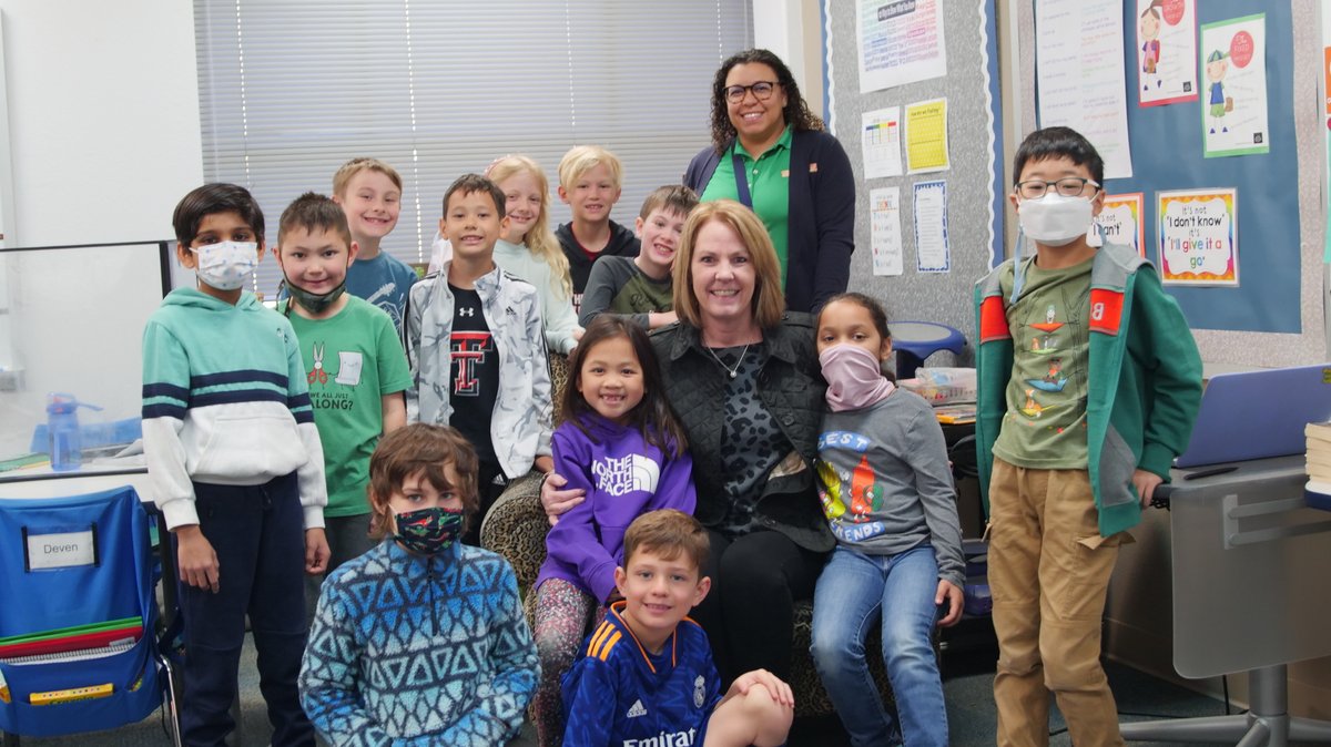 GCISD's tweet photo. Our friends from Reflex Math visited campuses in GCISD today to celebrate some of our teachers and students who are working so hard on mastering Math Facts! 

Congratulations to Ms. Towery, Ms. Patton, and Ms. Hollinger and their students from @GHESGators on a job well done! https://t.co/5cdnJ21VjM